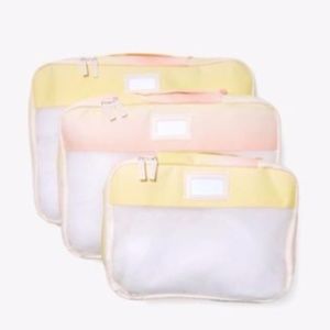 NIB - Calpak Sorbet Collection - 3 packing cubes
